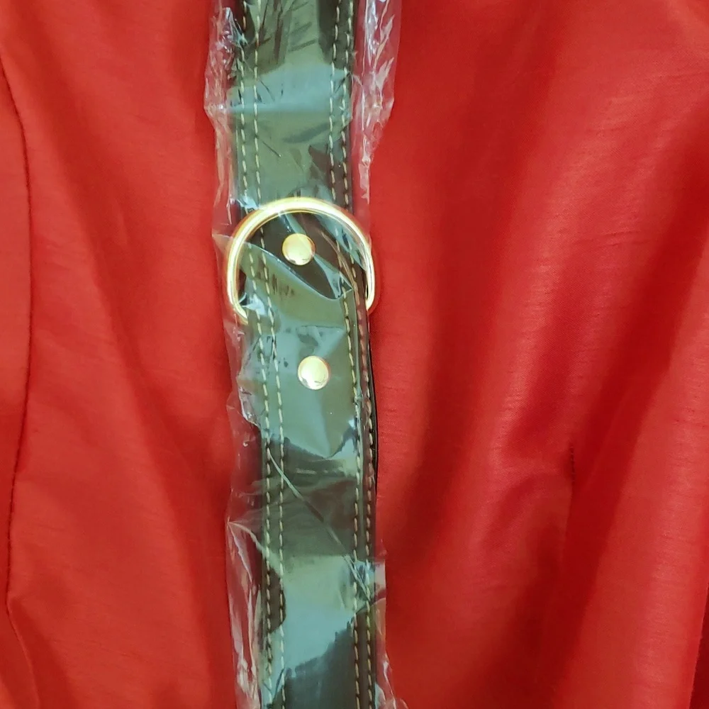 NEW Leather Large Dog Collar